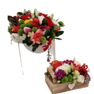 Composizione di fiori primaverili